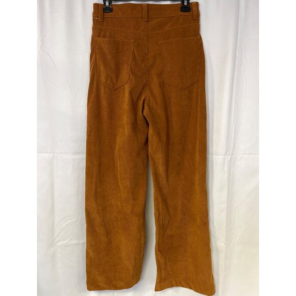 Shein Women's Brown Corduroy Pants/Wide Leg Size 6/M SKU 5710 - Picture 3 of 6